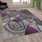 Flash Furniture Purple 6' x 9' Abstract Design Accent Area Rug ACD-RGTRZ860-69-PU-GG - alternate 6